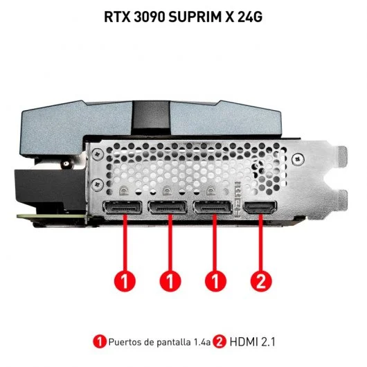 MSI GeForce RTX 3090 SUPRIM X 24 Go GDDR6X